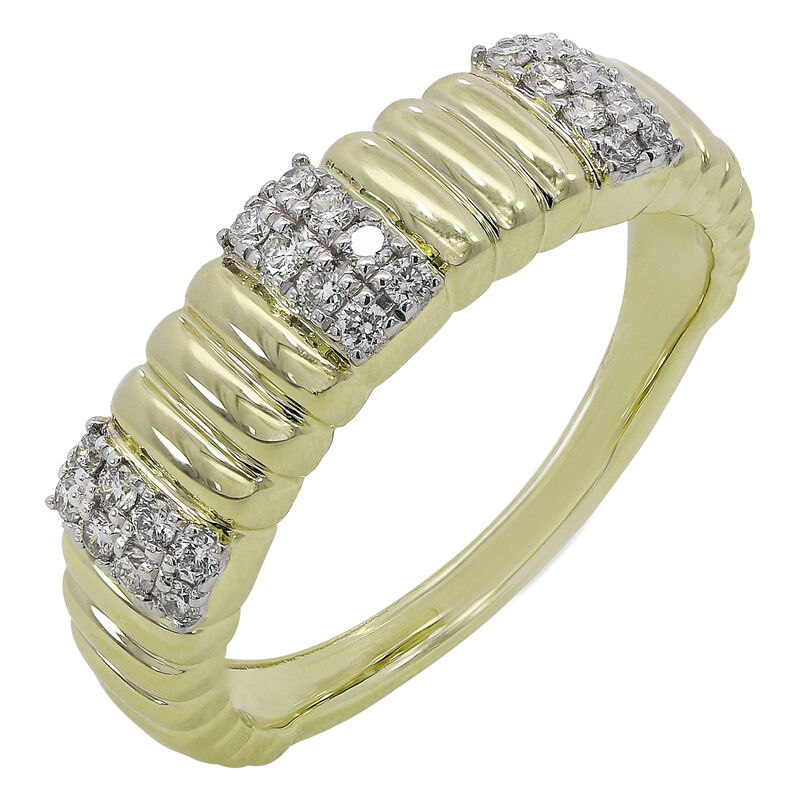 Diamond Fashion Ring in 10k Yellow Gold image number null